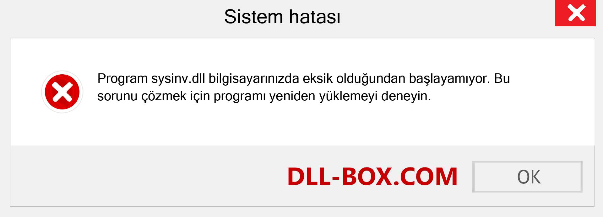 sysinv.dll dosyası eksik mi? Windows 7, 8, 10 için İndirin - Windows'ta sysinv dll Eksik Hatasını Düzeltin, fotoğraflar, resimler